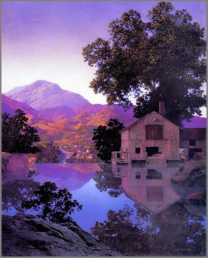Maxfield Parrish Mill Pond