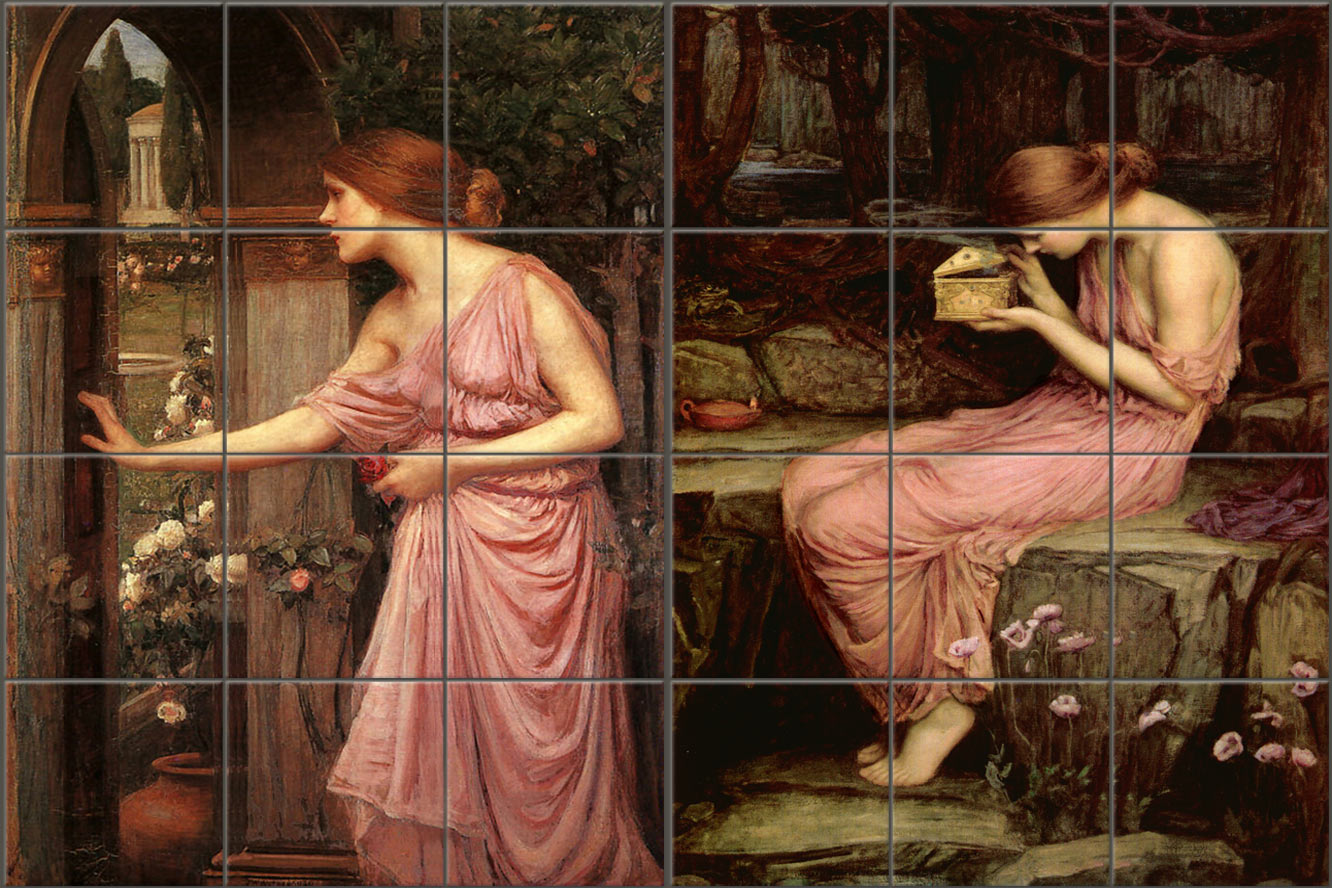 J.W. Waterhouse, Psyche mural